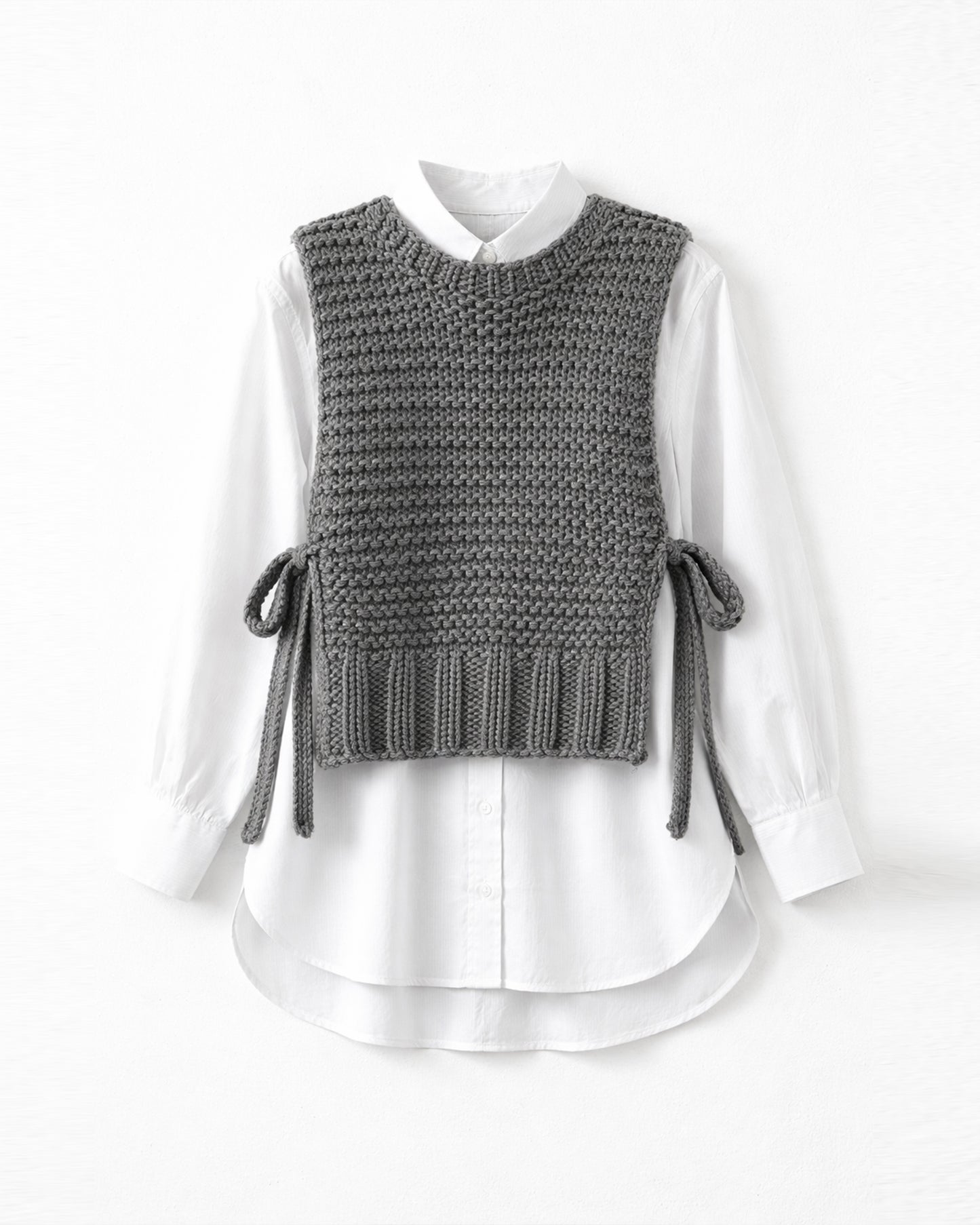 Grey Apron Sweater