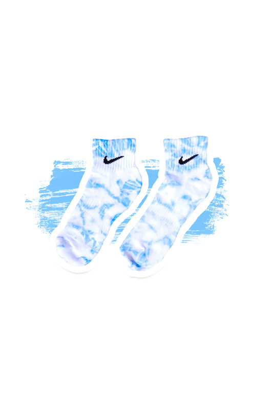 UNC Tie Dye Socks