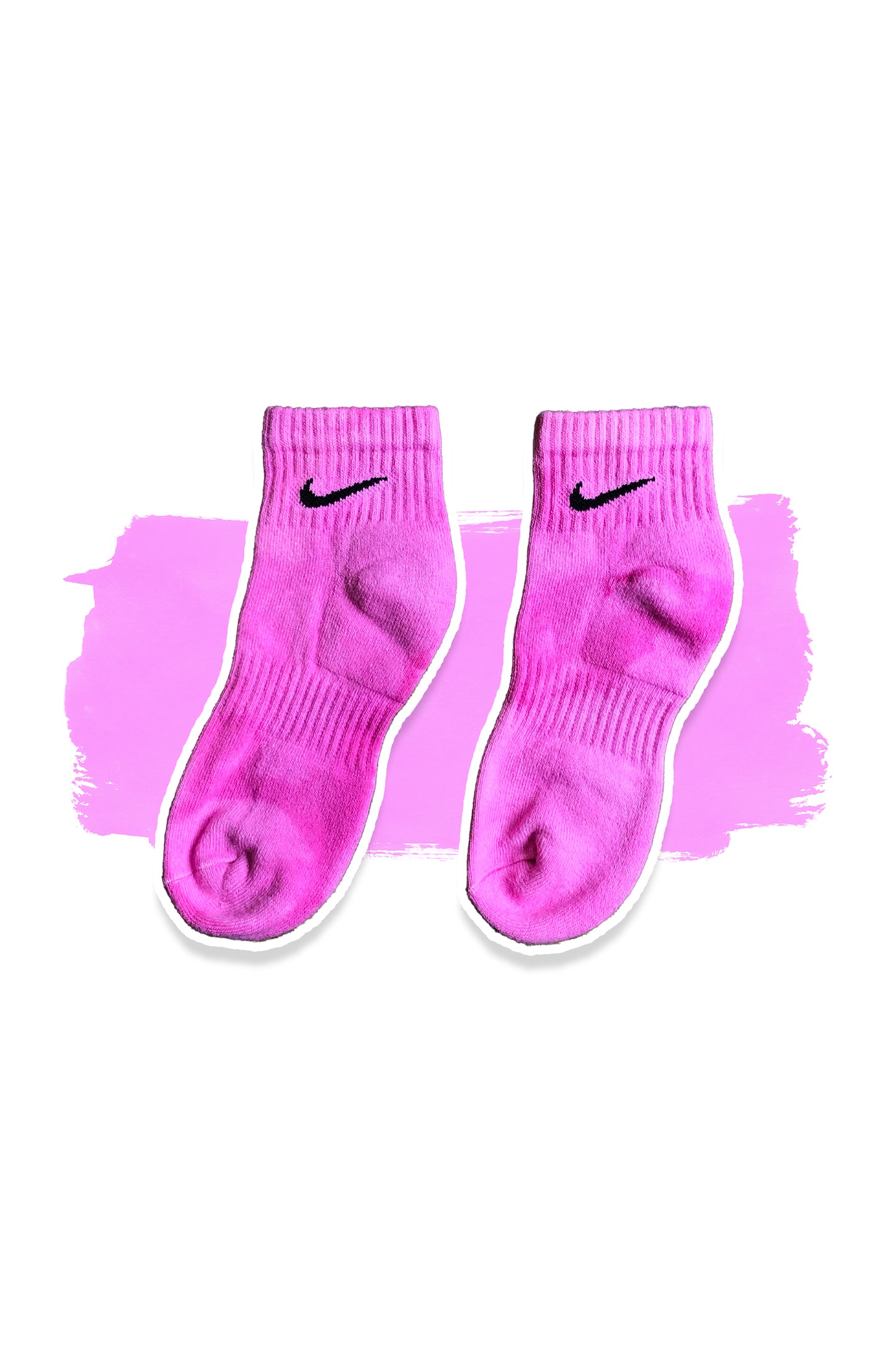 Bubblegum Pink Solid Socks