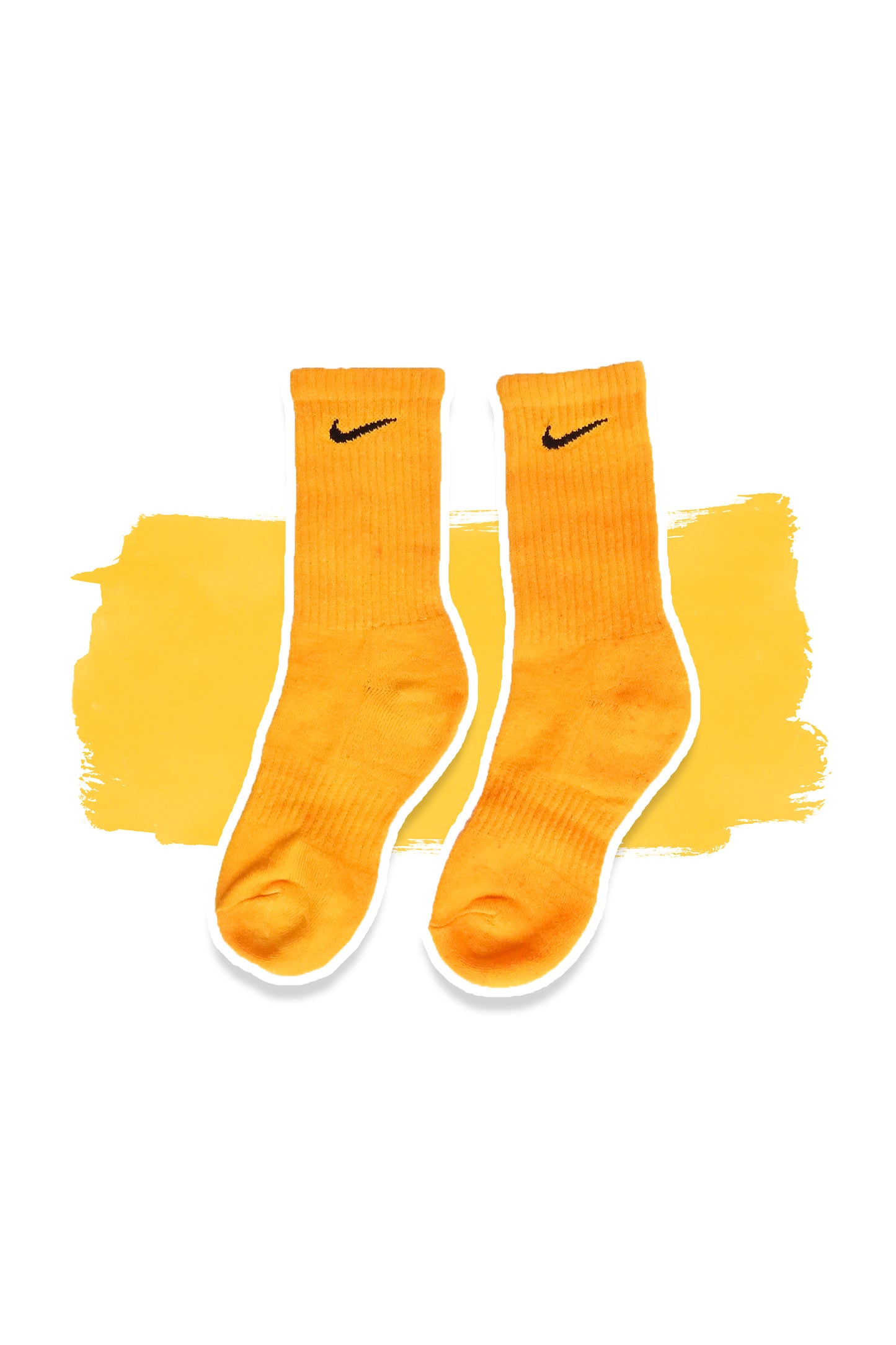 Yellow Solid Socks