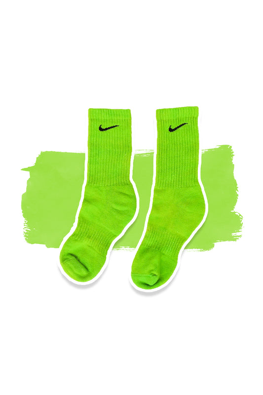 Grinch Green Solid Socks