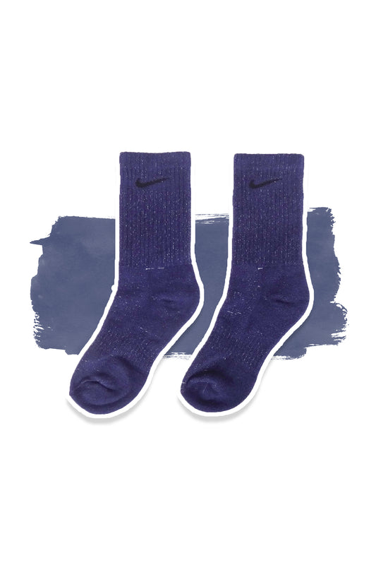 Victoria Purple Solid Socks