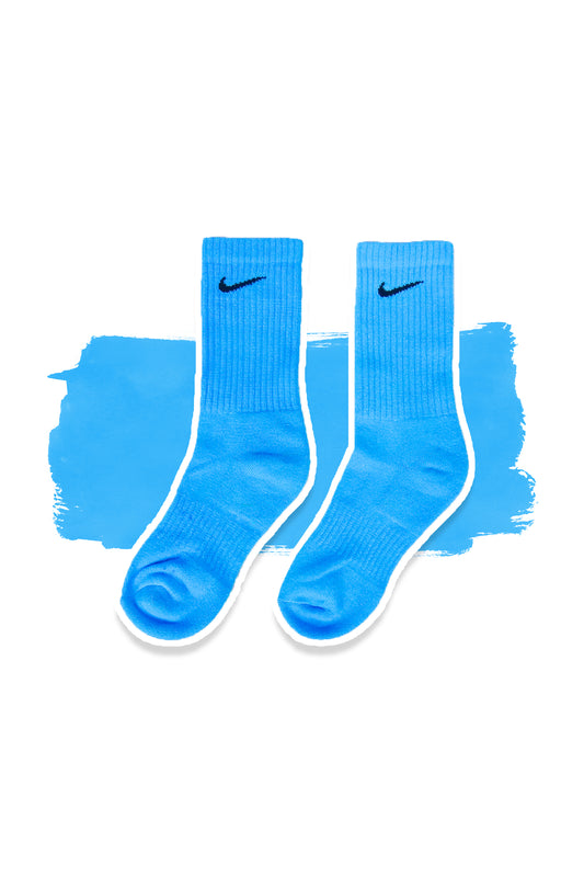 Sky Solid Socks