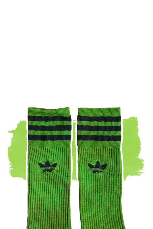 Grinch Green Solid Socks