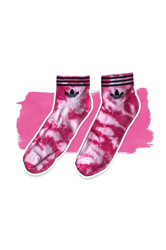 French Rose Tie Dye Socks