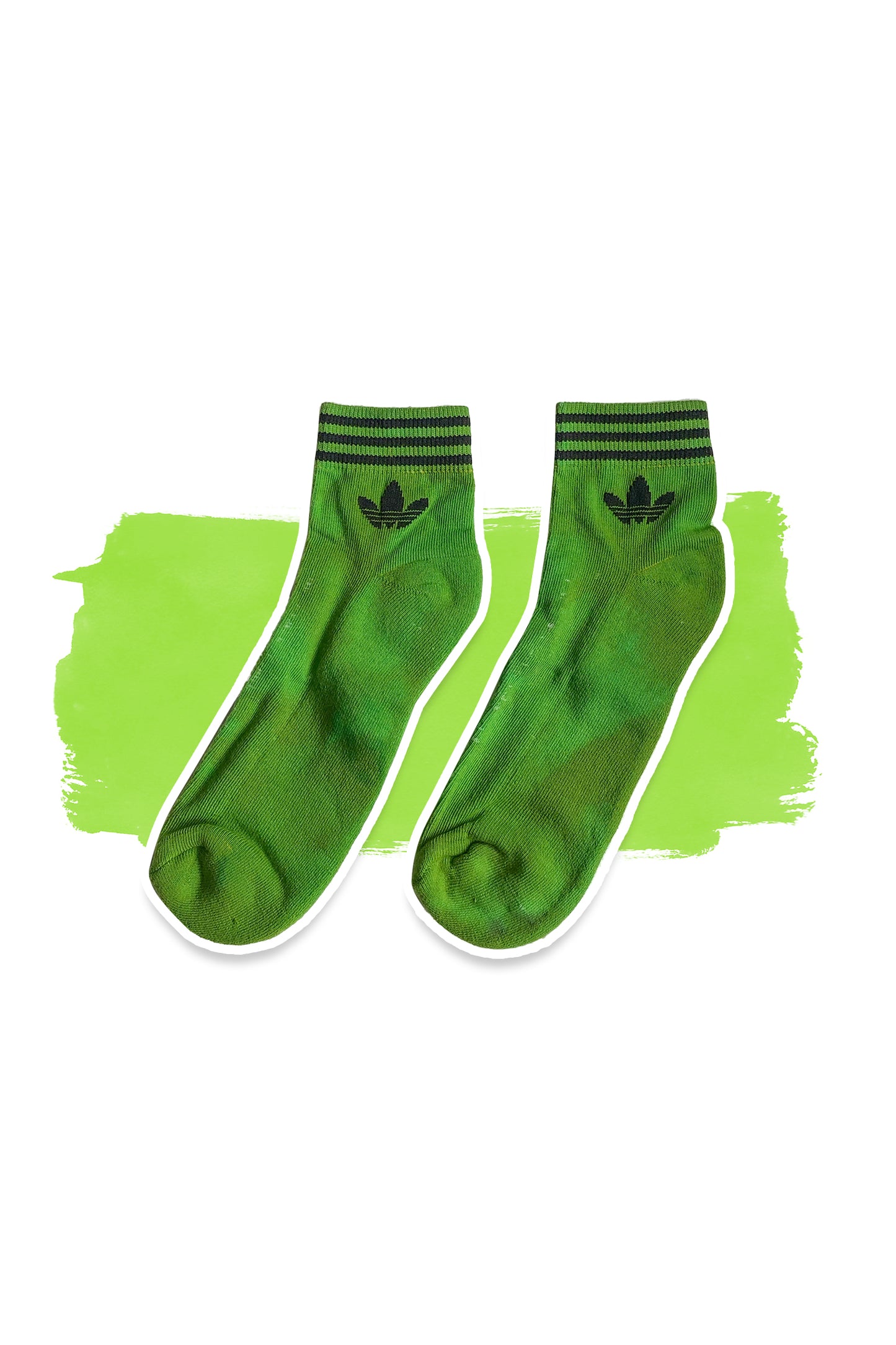 Grinch Green Solid Socks