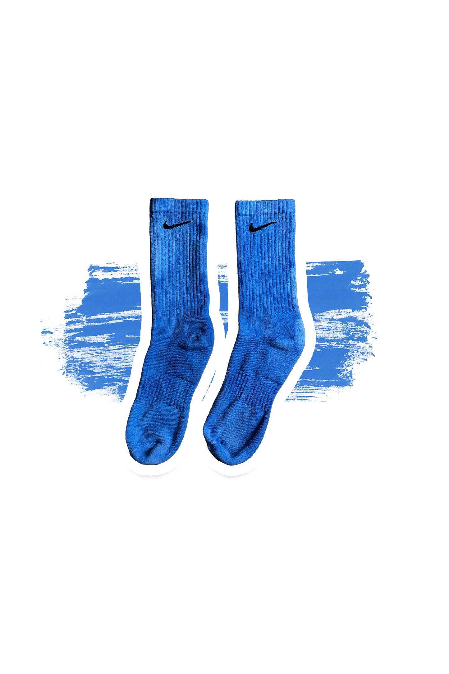 Ink Blue Solid Socks