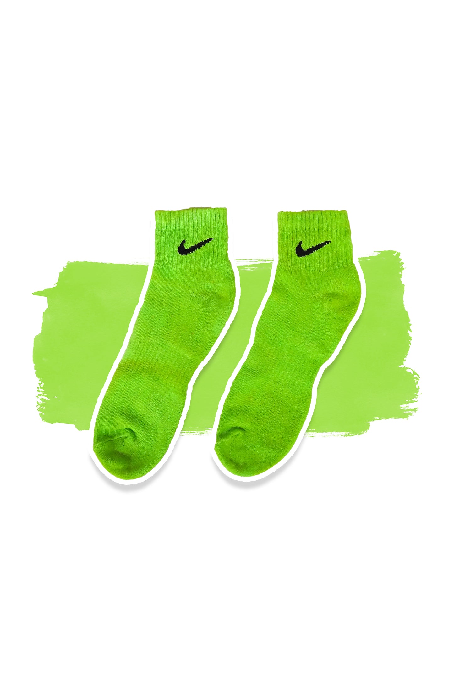 Grinch Green Solid Socks