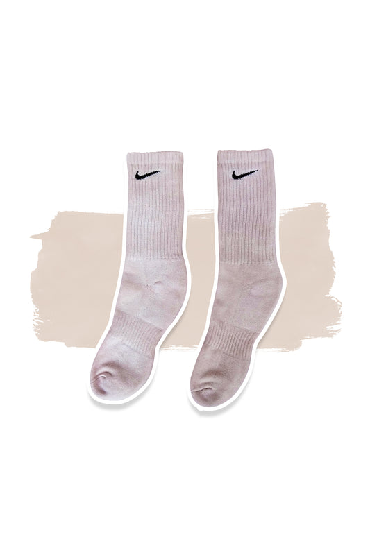 Tan Solid Socks