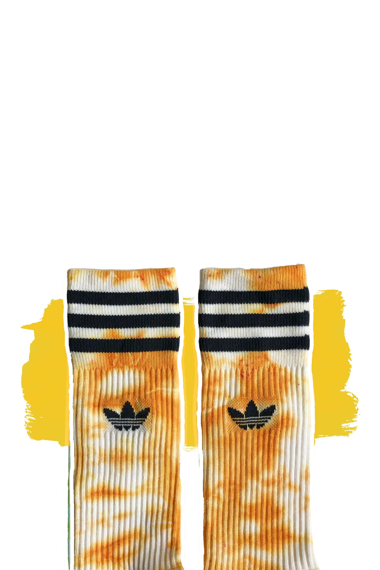 Yellow Tie Dye Socks