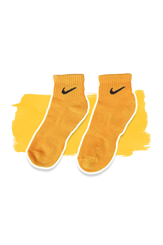 Yellow Solid Socks