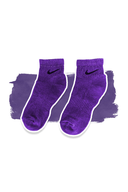 Royal Purple Solid Socks