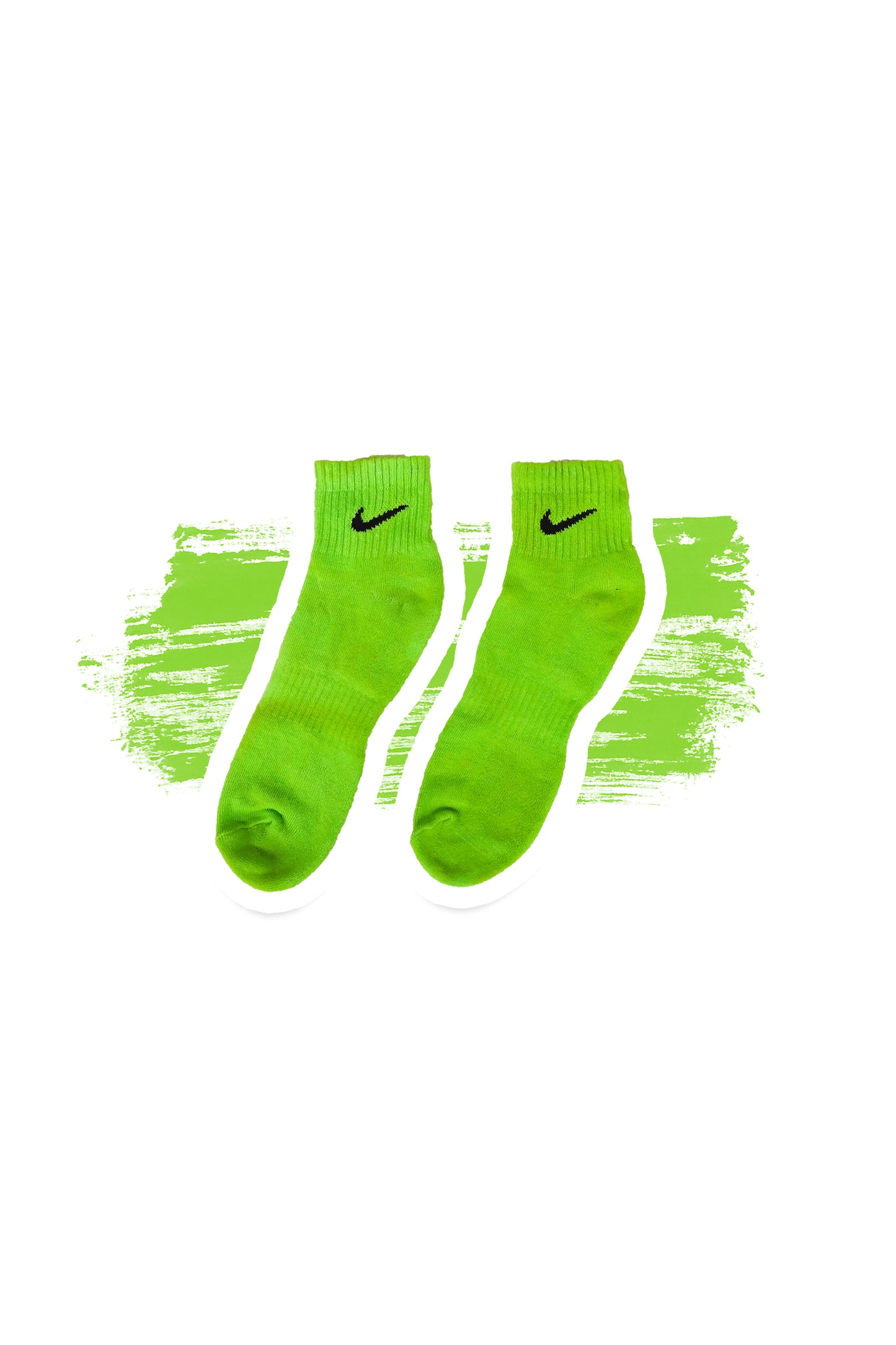 Grinch Green Solid Socks