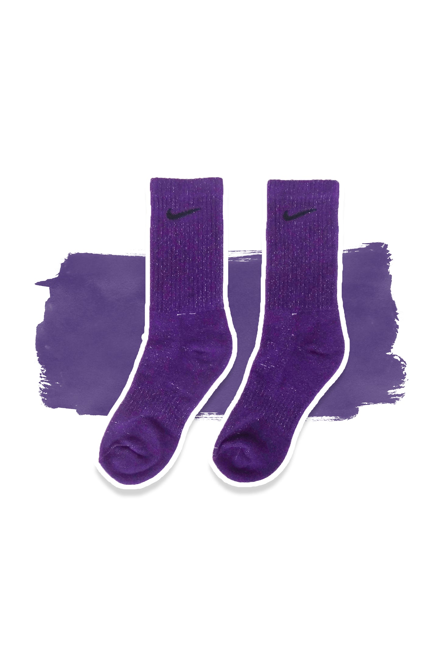 Royal Purple Solid Socks