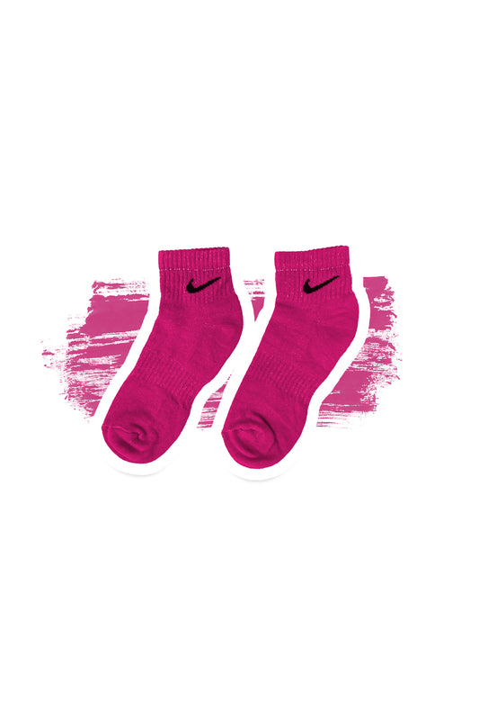 French Rose Solid Socks